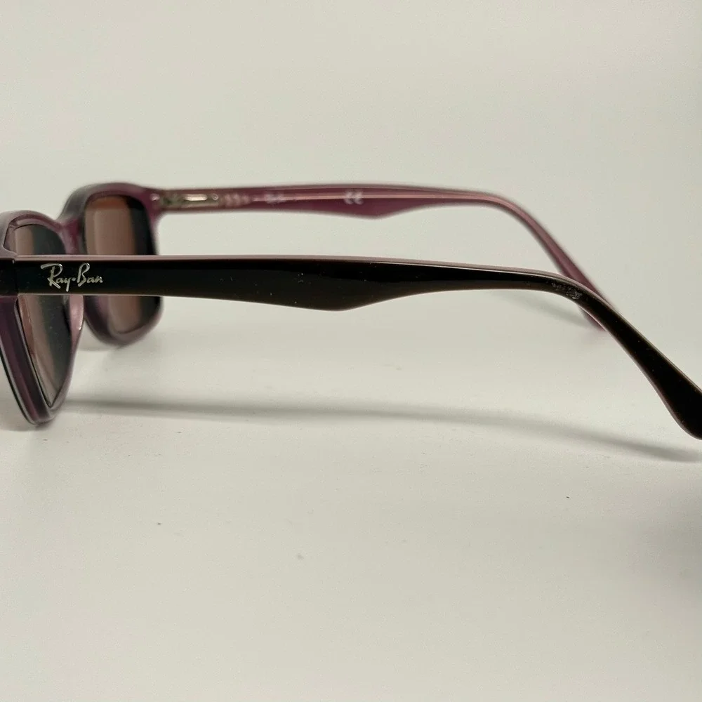 Ray-Ban RB 5228 2126 Purple Black Rectangular‎ Eyeglasses Frames 53-17 140
